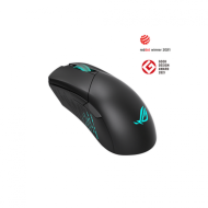 AS GAMING MOUSE GLADIUS 3, Classic asymmetrical wireless gaming mouse with tri-mode connectivity (2.4 GHz, Bluetooth, wired USB 2.0), specially tuned 26,000 dpi with 1% deviation, instant button actuation, exclusive Push-Fit Switch Socket II, laser-engrav
