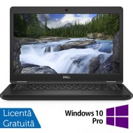 Laptop Refurbished Dell Latitude 5490, Intel Core i5-7300U 2.60GHz, 16GB DDR4, 240GB SSD, 14 Inch, Webcam + Windows 10 Pro