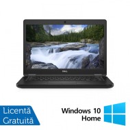 Laptop Refurbished Dell Latitude 5490, Intel Core i5-7300U 2.60GHz, 16GB DDR4, 480GB SSD, 14 Inch, Webcam + Windows 10 Home